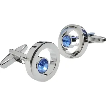 Manžetový knoflíček Manžetové knoflíčky 34001, Barva světle modrá