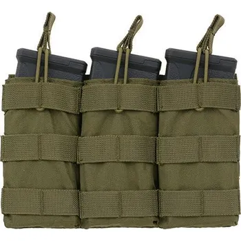 Airsoft 8FIELDS Otevřená trojitá sumka na zásobníky 5.56 - Olive [8FIELDS]