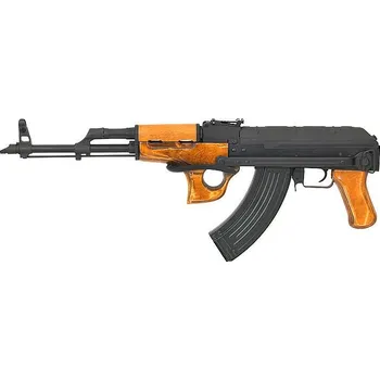 Airsoftová zbraň CYMA CM.048SU AKMSU celokov dřevo BLUE Edition černá/dřevěná elektrická