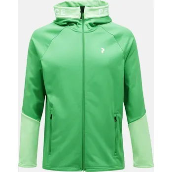 Pánská mikina MIKINA PEAK PERFORMANCE M RIDER ZIP HOOD PEPPERMINT