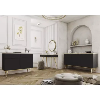 Obývací stěna Obývací sestava Oro - černá