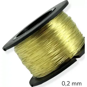 Hobby drát Mosazný drát 0,2 mm - 100 m