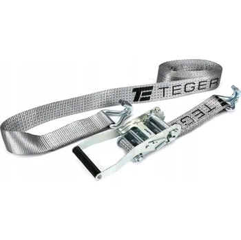 autokoberec Transportní popruh 5T 4m s ráčnou, polymerový potah 230mm, certifikát TEGER