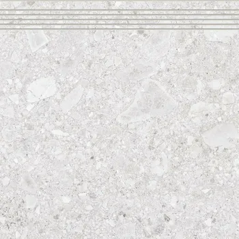 Dlažba RAKO Schodovka Rako Rave bílošedá mat rektifikovaná 59,7x59,8 DCP62899 DCP62899