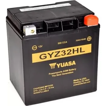 Motobaterie YUASA Motobaterie HP MF AGM GYZ32HL 12V 32Ah 500A (166x126x175mm) T14 "+ P"