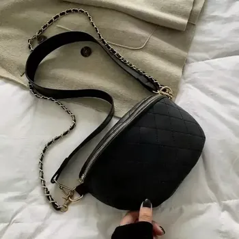 Kabelka Dámská kabelka přes rameno (Černá dámská městská kabelka přes rameno z EKO kůže)