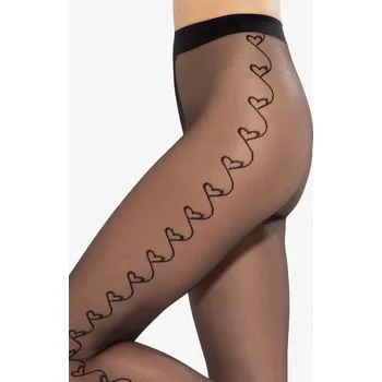 Dámské punčochy Punčocháče silonky punčochové kalhoty Gatta Lovely 11 černé 20 den Velikost silonek: M