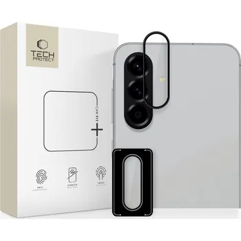 Náhradní díl pro mobilní telefon Ochranné sklo pro zadní kameru Tech-Protect Camring Fit+ Samsung Galaxy A36 / A56 5G Black