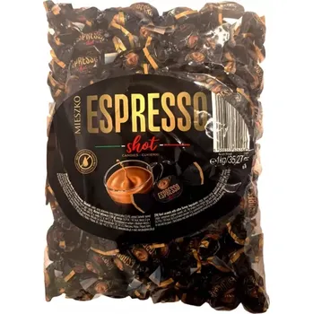Bonbon Kávové bonbóny ESPRESSO 1 kg - sáček (dropsy s kávovou příchutí / velké balení)