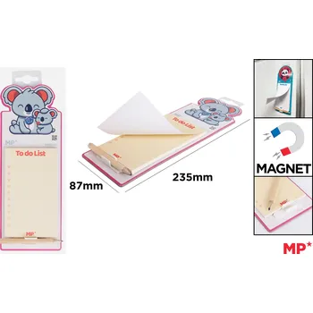 MP Magnetický blok s tužkou - Koala 547785