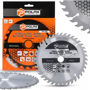 Pilový kotouč Pilový kotouč na DŘEVO 180 mm 40 zubů pro Úhlové Brusky a Pily - PŘESNÝ ŘEZ