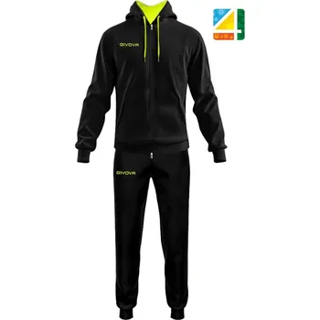 Sport Tepláková souprava GIVOVA King 4 Seasons Black-Yellow 2XL