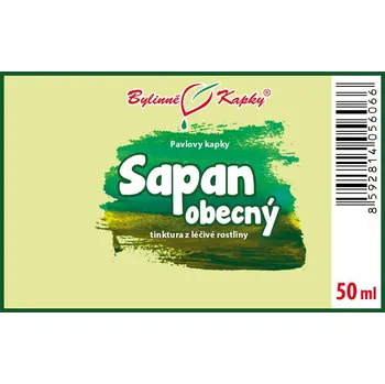 Doplněk stravy Bylinné kapky s.r.o. Sapan obecný (TCM) - Pavlovy bylinné kapky (tinktura) 50 ml