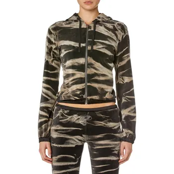 Dámská mikina MIKINA DIESEL F-CHINNY SWEAT-SHIRT GREY