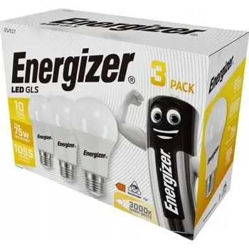 Žárovka LED žárovka Energizer E27 1055 lm 11 W, teplá bílá