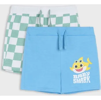 Sinsay - Sada 2&nbsp;kraťas Baby Shark - modrá - 905DY-55X - 905DY-55X-86
