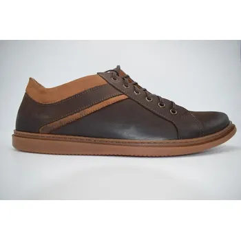 Pánské polobotky HILBY 510 pánská vycházková obuv hnědá Velikost: 42