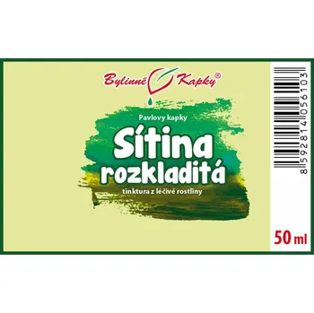 Doplněk stravy Bylinné kapky s.r.o. Sítina (TCM) - Pavlovy bylinné kapky (tinktura) 50 ml