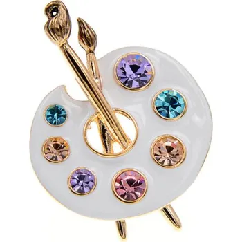 Brož Gaira® Brož Malířská paleta 340115, Barva bílá