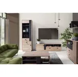 Obývací stěna Allmo B - dub estana + antracit