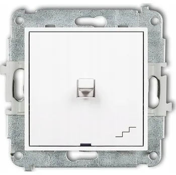 vypínač Schodišťový vypínač pod omítku Karlik bílý MWPUS-3