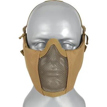 Kukla WOSPORT Ocelová maska v.2 přes uší - Coyote [WOSPORT]
