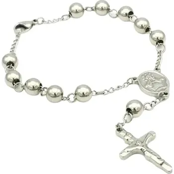 Náramek Gaira® Náramek Růženec 3235, Barva stříbrná