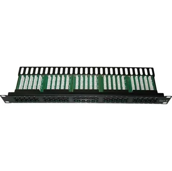 Patch panel XtendLan Patch panel 19", 50 portů, Cat3, 1U
