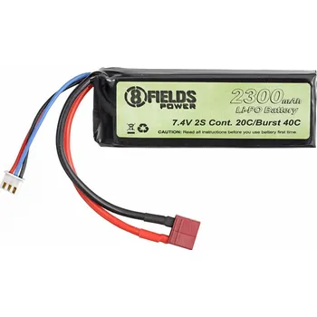 Airsoft VB Power Akumulátor Li-Po 2300mAh 7,4V 20/40C DeanT [8FIELDS]