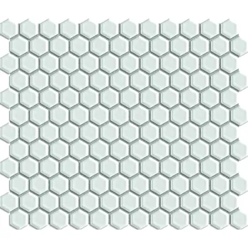 Obklad Keramická mozaika Premium Mosaic bílá 26x30 cm lesk MOS26WH