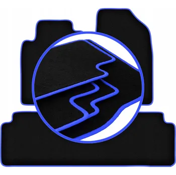 autokoberec Velurové autokoberce Wielganizator 3 ks