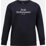 MIKINA PEAK PERFORMANCE JR ORIGINAL CREW BLACK