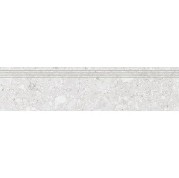 Dlažba RAKO Schodovka Rako Rave bílošedá mat rektifikovaná 29,8x119,8 DCPVD899 DCPVD899