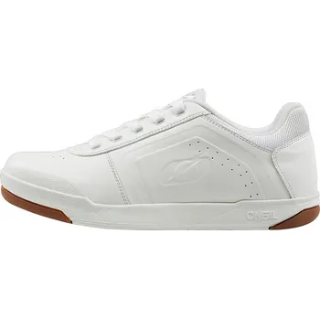 Pánské cyklistické tretry Boty - O'NEAL Pinned Pedal - bílá 41