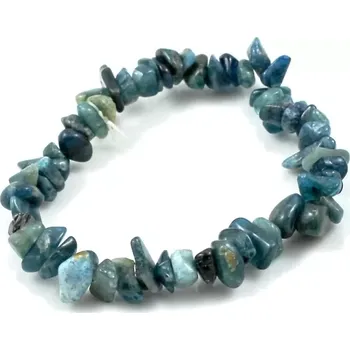 Materiál na výrobu šperku Apatit, vrtané zlomky – náramek