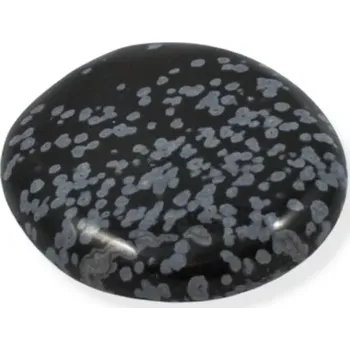 Drahý kámen Obsidián vločkový - placka č. 13