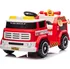 Dětské elektrovozidlo Mamido Elektrické autíčko hasiči 911 s megafonem a vodní pistolí červené