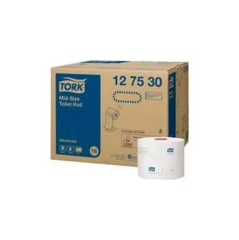 Toaletní papír Toaletní papír Tork Advanced, kompaktní role, 2 vrstvy, bílý, 27 rolí/ktn, T6