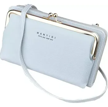 Kabelka přes rameno MANYIDY ROT128S (Moderní dámská šedá kabelka na telefon a peníze přes rameno )