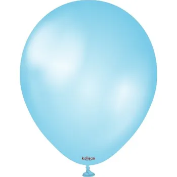 Party dekorace Balonek perleťový modrý, Pearl Sky Blue 30 cm