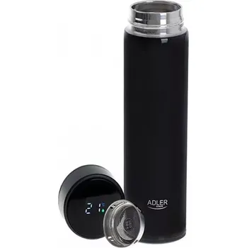 Termoska ADLER Termoska 473ml RO4506B (Černá LED termoska s ukazatelem teploty nápoje - objem 473ml)