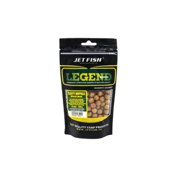 Boilies JetFish Jet Fish Legend Range boilie ŽLUTÝ IMPULS OŘECH JAVOR 12mm 200g