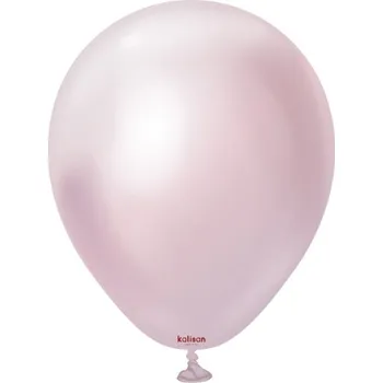 Party dekorace Balonek chromový růžové zlato, Mirror Pink Gold 30 cm