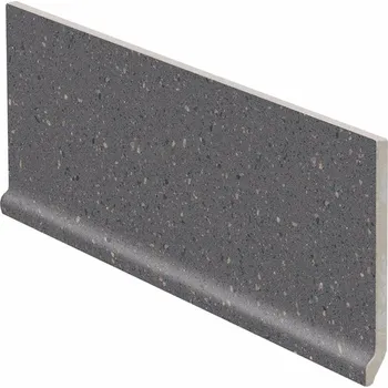 Dlažba RAKO Sokl s požlábkem Rako Compila hnědočerná mat 11x29,8 DSPJT871 DSPJT871