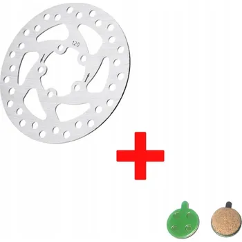 Brzda na kolo Brzdový kotouč 120 mm + keramické brzdové destičky pro Xiaomi M365PRO/PRO2