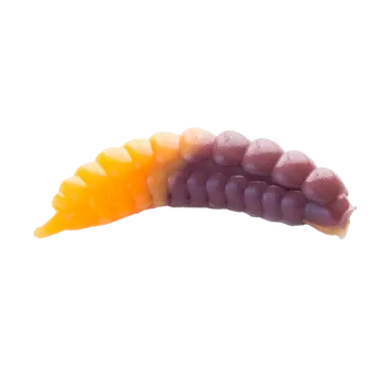 Umělá nástraha Gumová nástraha Moonky Gamer Small 36mm DC03 Brown Metalic / Orange Fluo - Cheese (12ks)