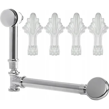 Vana NOŽIČKY + VANOVÝ ODTOK + RÁM PRO VANU ANTICA BÍLÁ