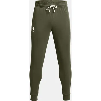 Pánská móda Pánské tepláky UNDER ARMOUR UA Rival Terry - zelené - 1380843-390 Velikosti: M