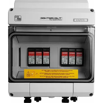 Rozvaděč Fotovoltaický DC rozvaděč 1000V T1 T2 pro 2 stringy MC4 Doktorvolt