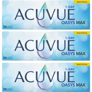 Kontaktní čočky Johnson&Johnson Acuvue Oasys Max 1-Day Multifocal (90 čoček)